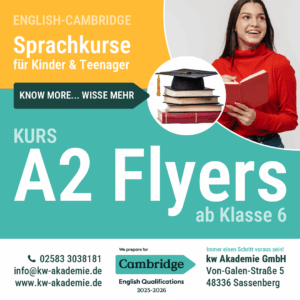 Cambridge A2 Flyers ab Klasse 6, kw Akademie, Sassenberg