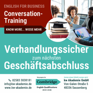 English-Cambridge-Business-Conversation-Training, kw Akademie, Sassenberg