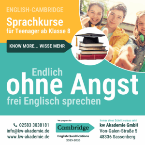 English-Cambridge-endlich-ohne-Angst-English-sprechen, ab Klasse 8