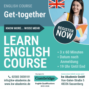 Lerne Englisch Gruppenkurs in Sassenberg